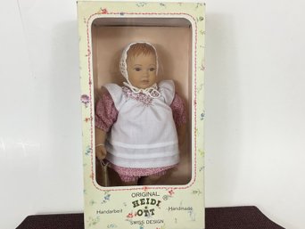 Original Heidi Ott Swiss Design Girl Baby Doll New In Box