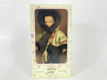 Original Heidi Ott Swiss Design Fisherman Doll New In Box