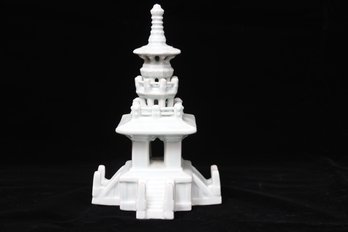 Asian Pagoda Porcelain Statue