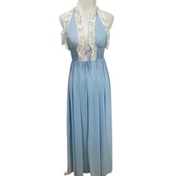 John Kloss For Circa Vintage Blue Nightgown Set Size Small