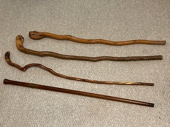 Collection Of Walking Sticks & Canes