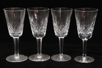 Four Waterford Crystal Glasses