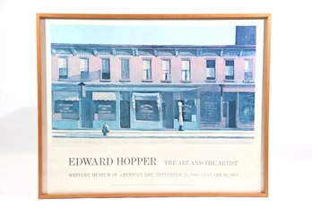 Edward Hopper Framed Vintage Poster