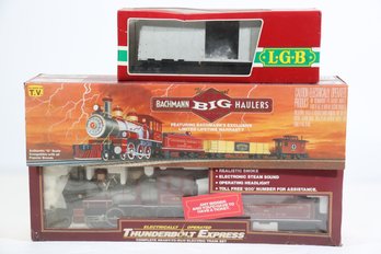 Bachman Haulers And LGB Trains Unopened