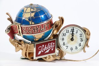 Vintage 1970s Schlitz Light Up Beer Clock