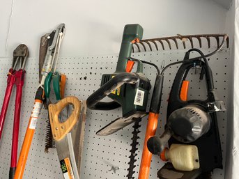 Garden Tools Hedge Trimmer, Limb Saw And More