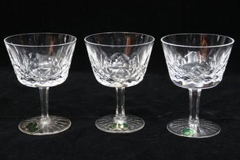 Three Waterford Lismore Port Glasses
