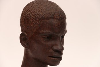 Hand Carved African Bust