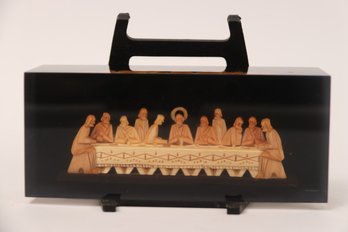 The Last Supper Lucite Floating Carving