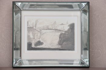 Earl Spencer Mirrored Frame Picture Landscape