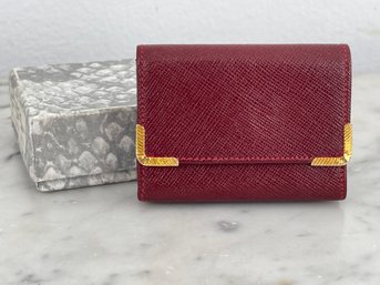 Judith Leiber Saffien Wallet W/box