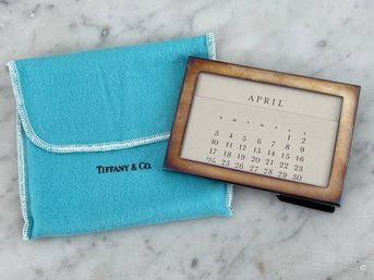 Sterling Silver Tiffany & Co. Desk Calendar