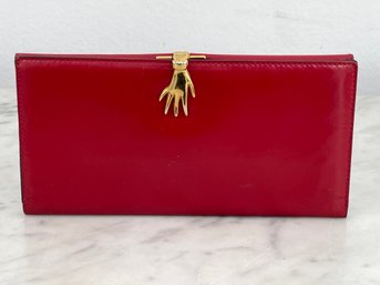 GUCCI Cherry Red Leather Wallet