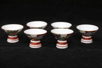 Asian Porcelain Saki Cups
