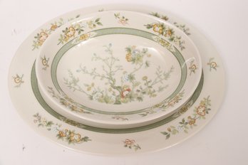 Tonkin Porcelain Tray And Bowl