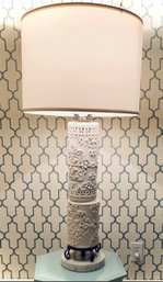Large Scale Blanc De Chine Table Lamp - Stunning