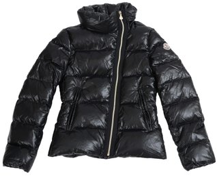 Moncler Down Jacket With Silver Zipper