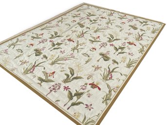 8 X 10 French Aubusson Needlepoint Carpet