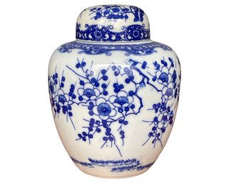 Small Blue & White Japanese Vase