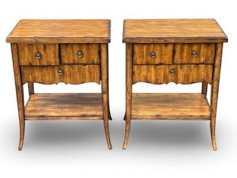 Mahogany Bedside Tables By Uttermost