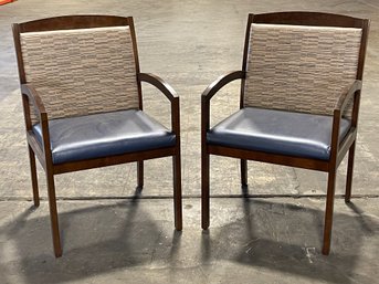 Pair Of Office Arm Chairs