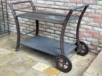 Castelle Outdoor Bar Cart On Wheels