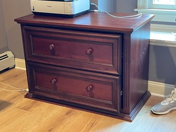 Wooden Two-Drawer Lateral File Filing Cabinet