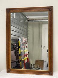 Rectangular Mahogany Wall Mirror