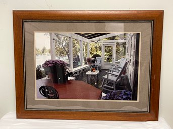 Porch Scene Framed Photography Print