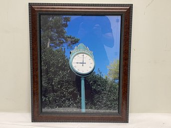 Street Clock Framed Photography Print