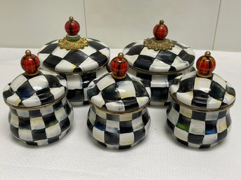 MacKenzie-Childs Enamel Lidded Cups & Pots