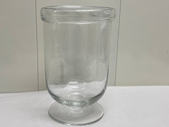 Large Glass Hurricane Vase