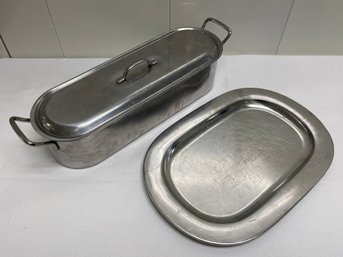 Stainless Pot And Tray