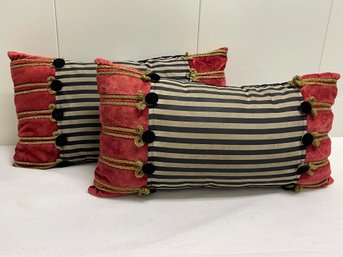 MacKenzie-Childs Rectangular Throw Pillow Pair