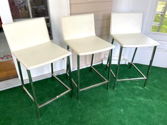 Cb2 Counter Height Stools- A Set Of 3