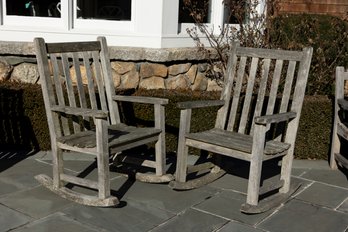 Teak Rocking Chairs