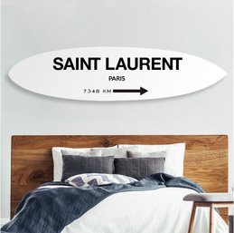 Saint Laurent Acrylic Surfboard By Oliver Gal