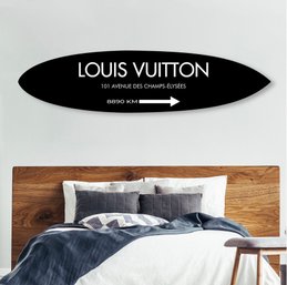 Louis Vuitton Acyrlic Surfboard By Oliver Gal