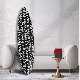 Louis Vuitton Graffiti Acrylic Surfboard By Oliver Gal