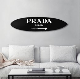 Prada Milan Acrylic Surfboard By Oliver Gal