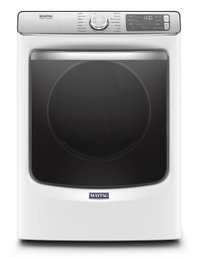 27 Inch Front Load Gas Dryer With Wi-Fi Enabled And 14 Dry Cycles: White