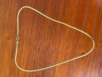 14k Gold Necklace 18 Inches Long