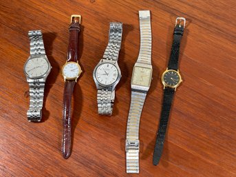Collection Of Vintage Seiko Watches