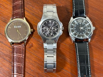 Collection Of Vintage Watches Including Casio And Eiger