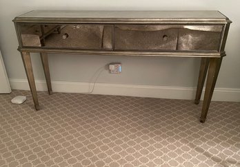 Ethan Allen Mirrored Console Table