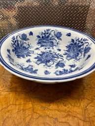 Blue And White Bowl