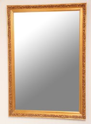 Rectangular Gold Frame Mirror