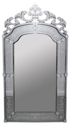 Venitian Glass Arched Mirror (1 Of 2)