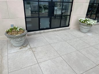 Pair Of Stone Planters (2 Of 2)