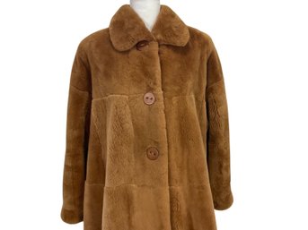 Goldin-Feldman Teddy Bear Fur Jacket